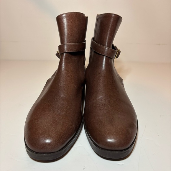 E. Vogel NYC Custom Chelsea Leather Ankle Brown Boots Women’s Size 10 7” Height - Picture 6 of 12